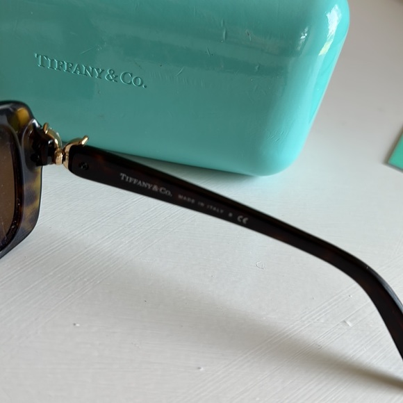Tiffany & Co. Tortoise Sunglasses with Dark Brown Lenses - Picture 6 of 11